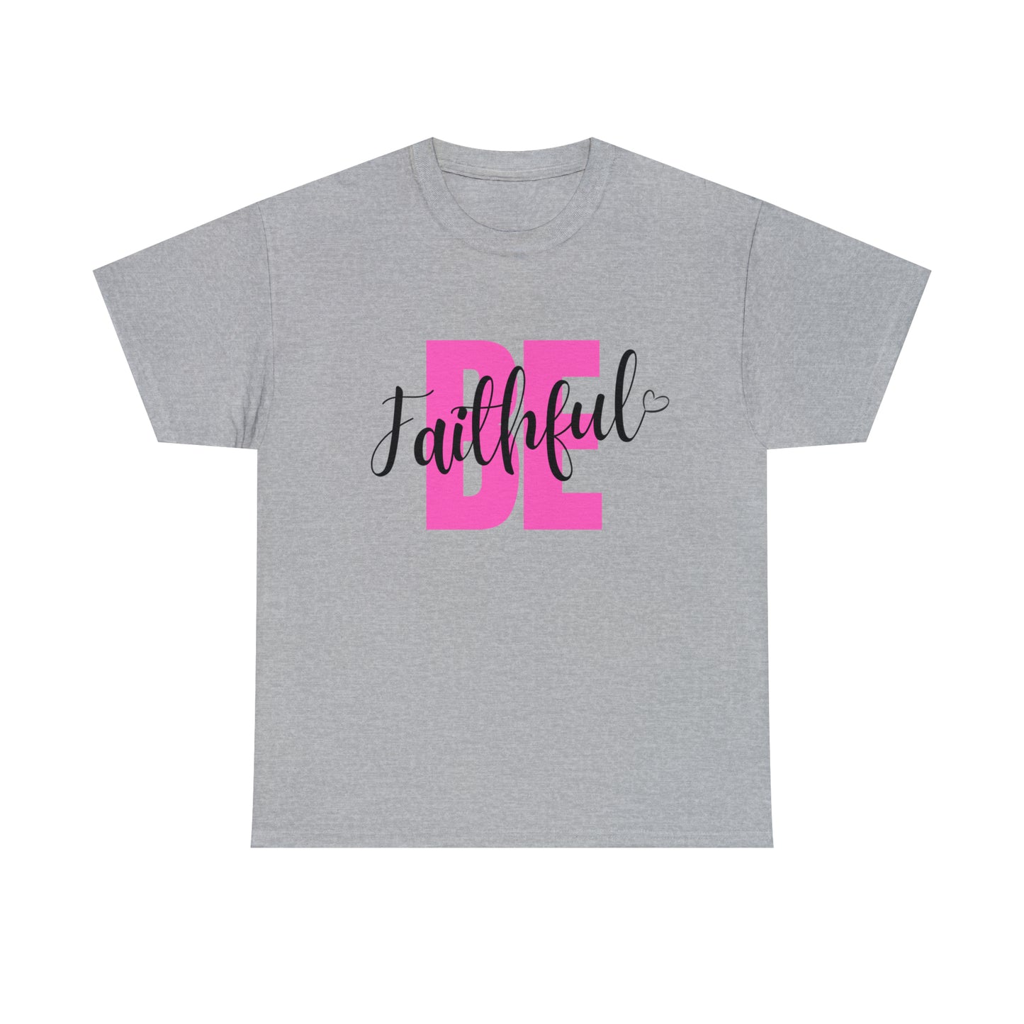 Pink Faithful Unisex Heavy Cotton Tee