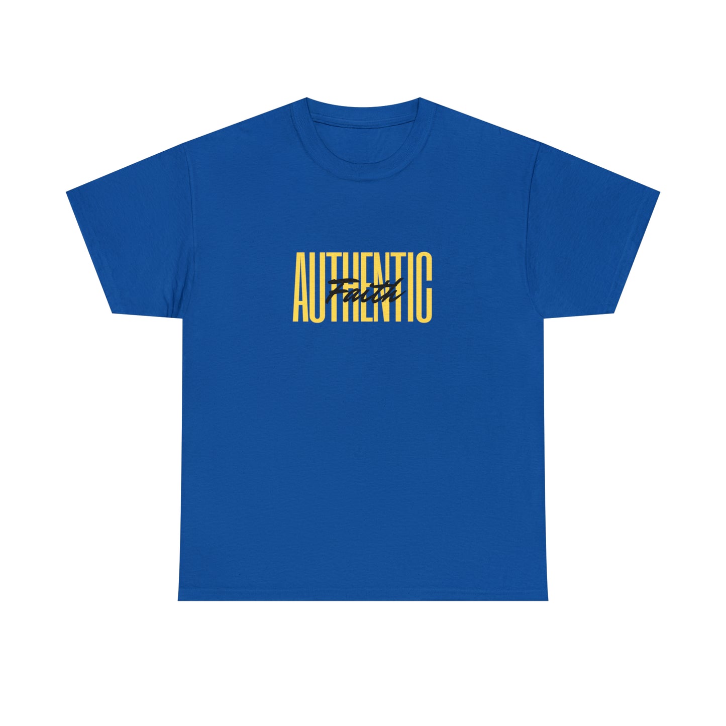 Simple Yellow Authentic Unisex Heavy Cotton Tee