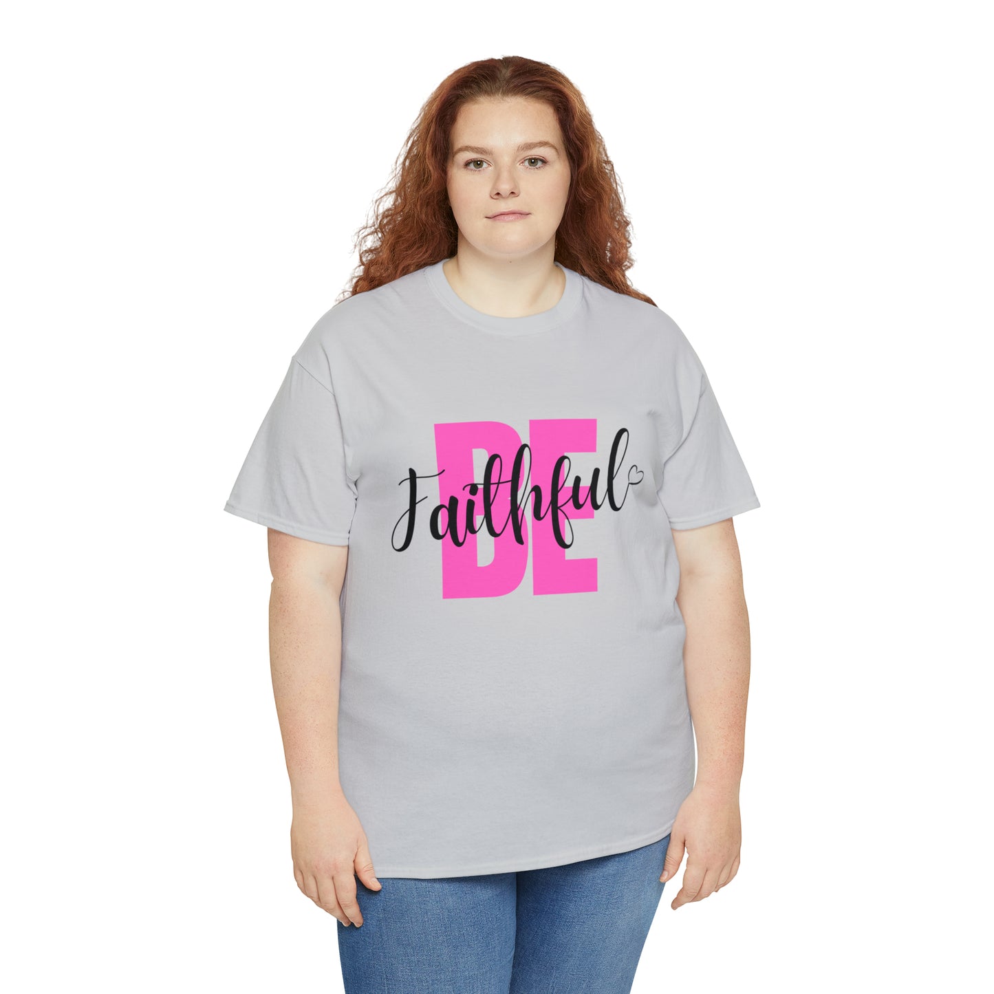 Pink Faithful Unisex Heavy Cotton Tee