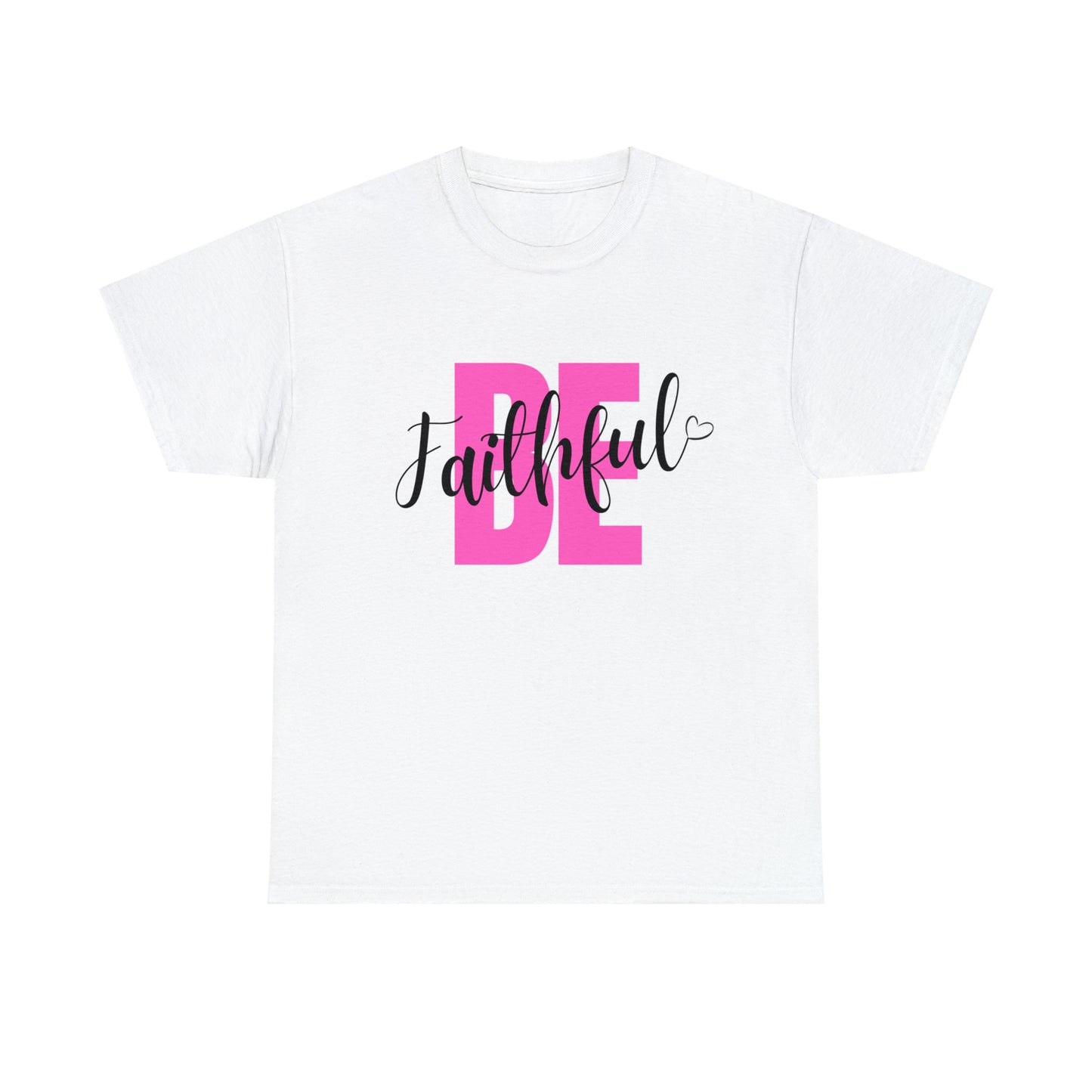 Pink Faithful Unisex Heavy Cotton Tee