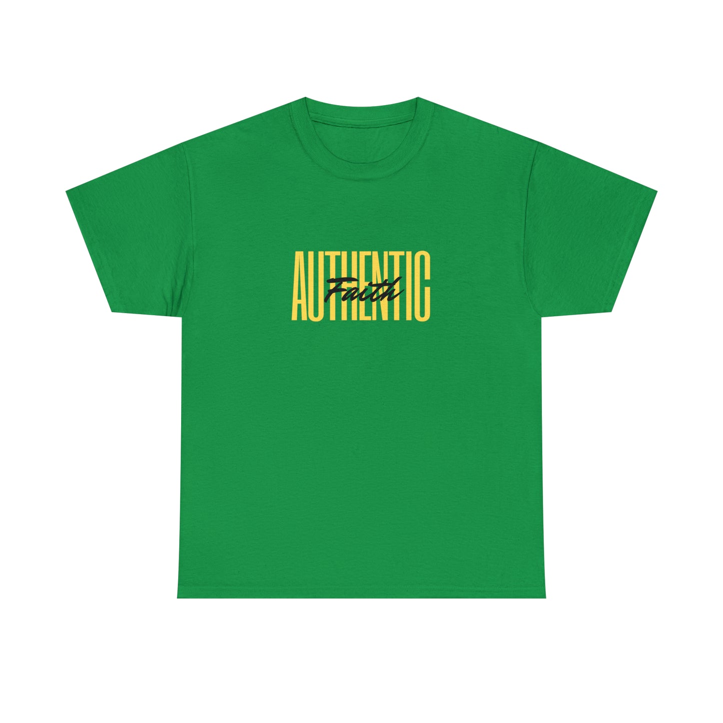 Simple Yellow Authentic Unisex Heavy Cotton Tee