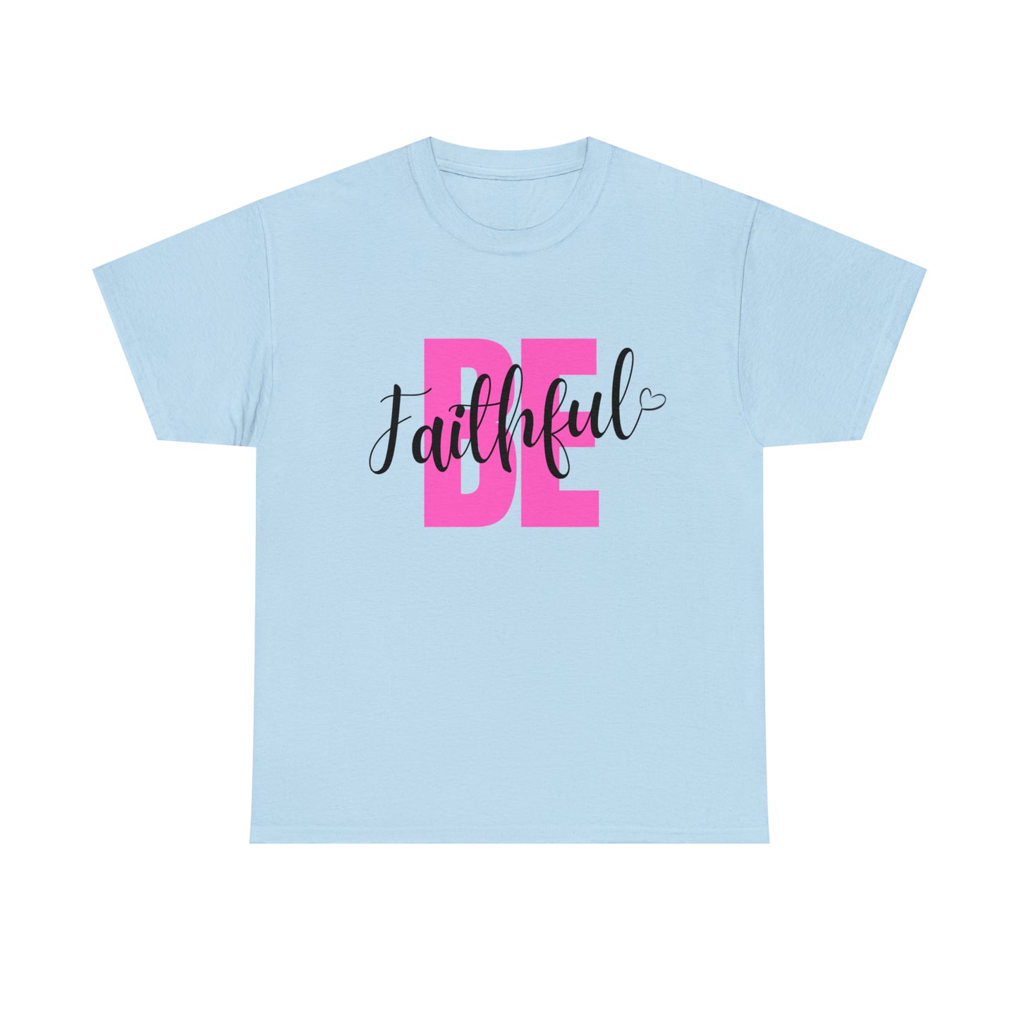 Pink Faithful Unisex Heavy Cotton Tee