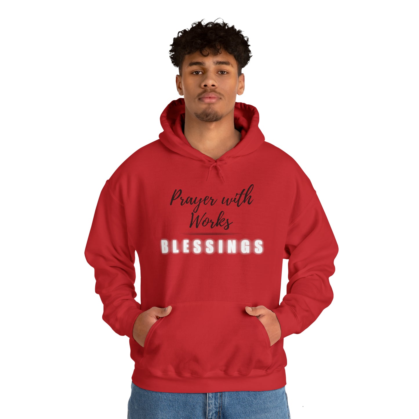 Prayers with Works=Blessings hoodie