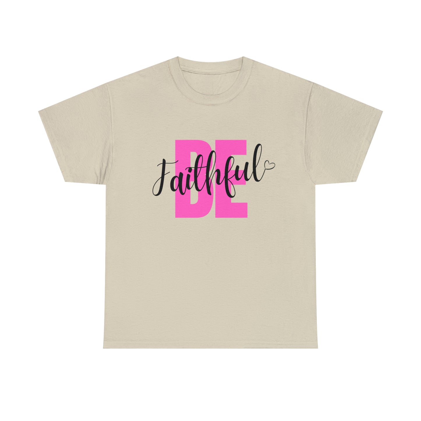 Pink Faithful Unisex Heavy Cotton Tee