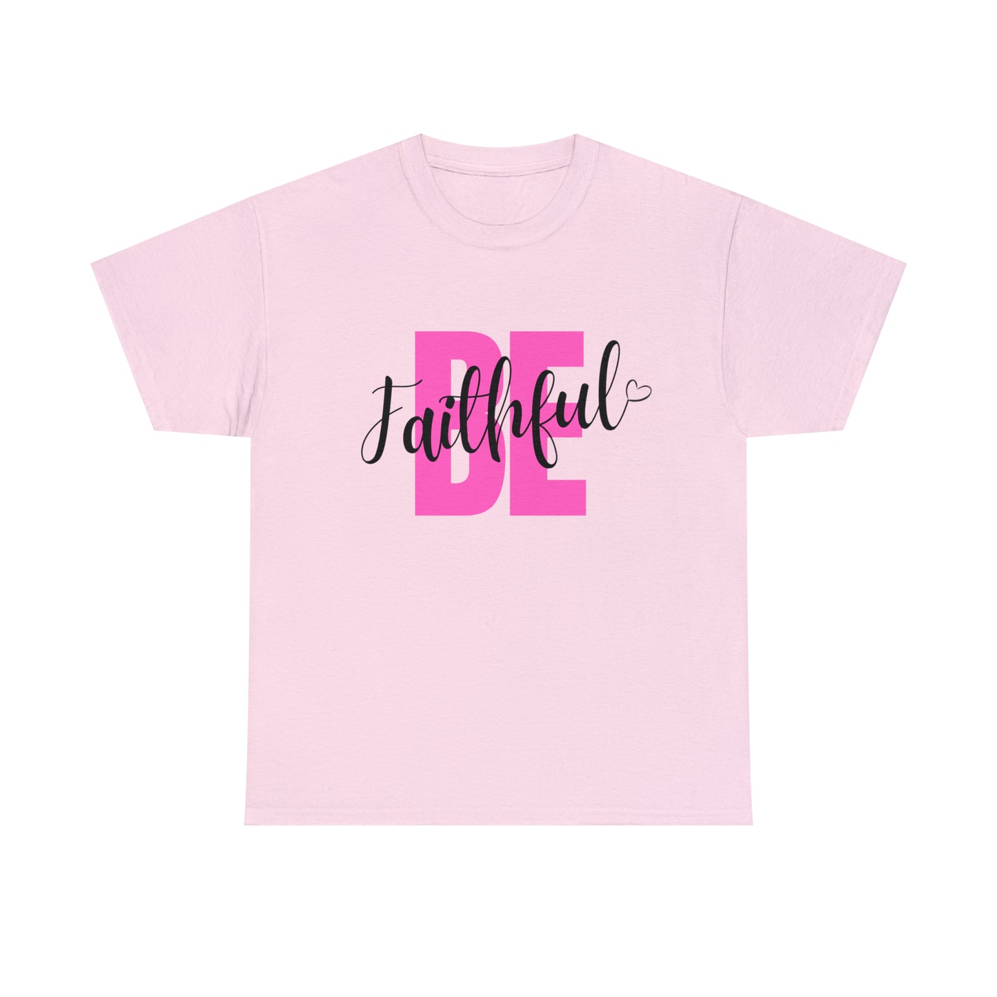 Pink Faithful Unisex Heavy Cotton Tee